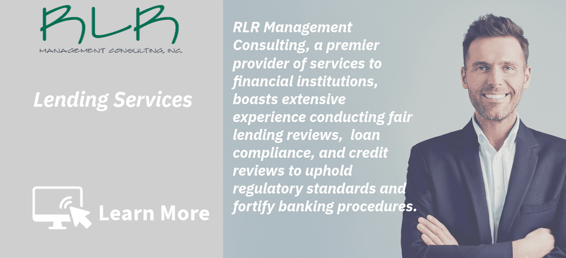 Man in suit promoting lending services.
